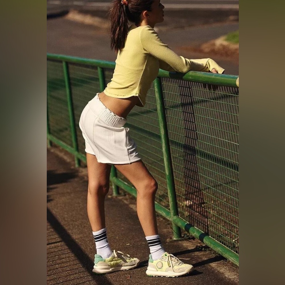 FP Movement All Star Sweat Shorts in white BNWOT!!
